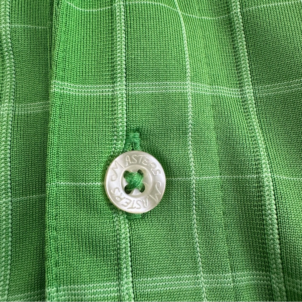 Masters Tech Augusta National Green Golf Polo XL - Picture 4 of 12
